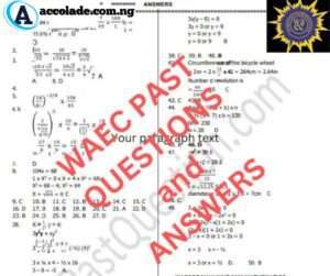 Waec Chemistry Past Questions PDF 2014-2025