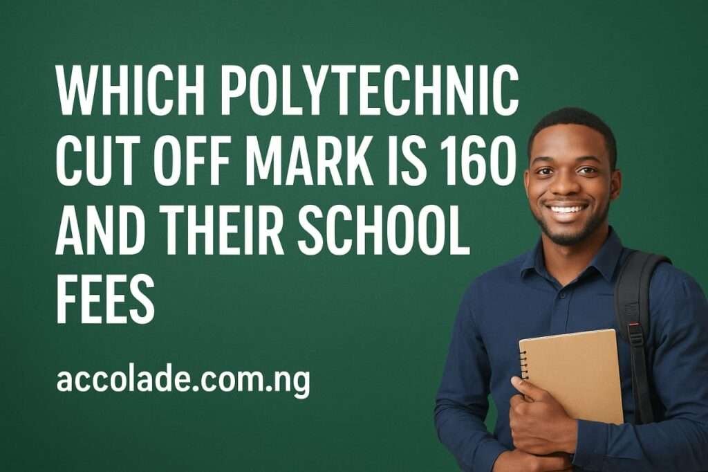 Which Polytechnic Cut Off Mark is 160 and Their School Fees